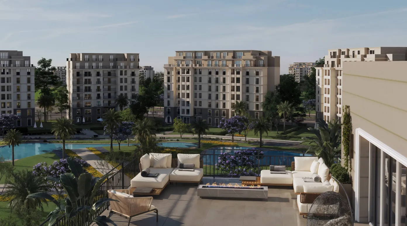 Apartment for sale in Hyde Park in New Cairo of 145 m² with 2 bedrooms