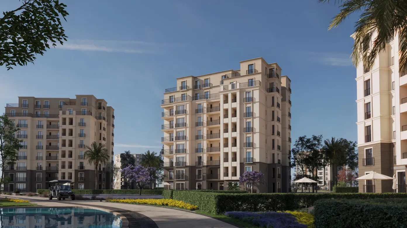 Apartment for sale in Hyde Park in New Cairo of 145 m² with 2 bedrooms