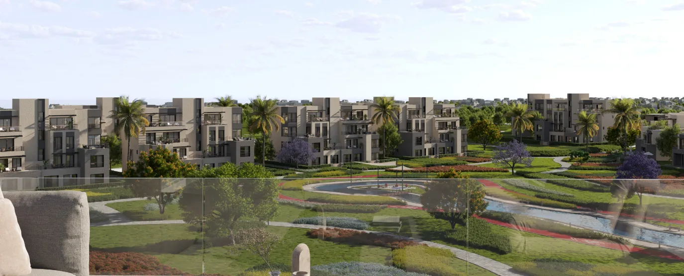 Apartment for sale in Garden Lakes in 6th of October City of 138 m² with 2 bedrooms