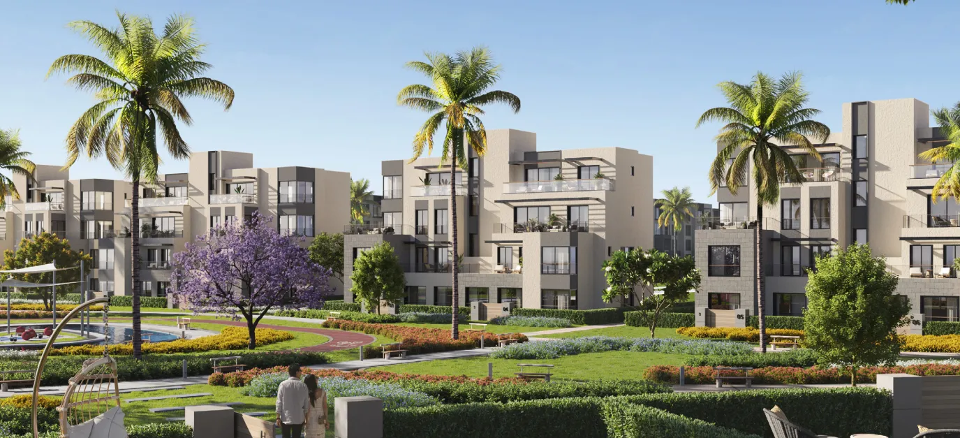 Apartment for sale in Garden Lakes in 6th of October City of 138 m² with 2 bedrooms