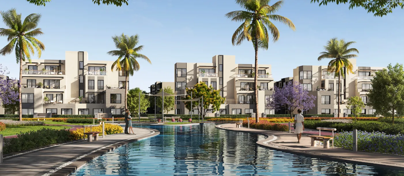 Apartment for sale in Garden Lakes in 6th of October City of 138 m² with 2 bedrooms