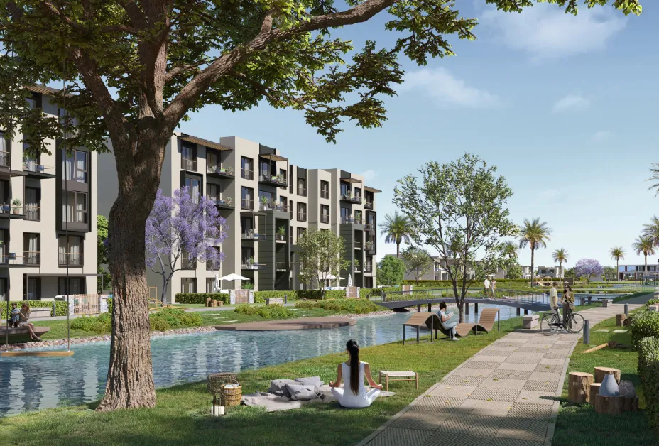 Apartment for sale in Garden Lakes in 6th of October City of 138 m² with 2 bedrooms