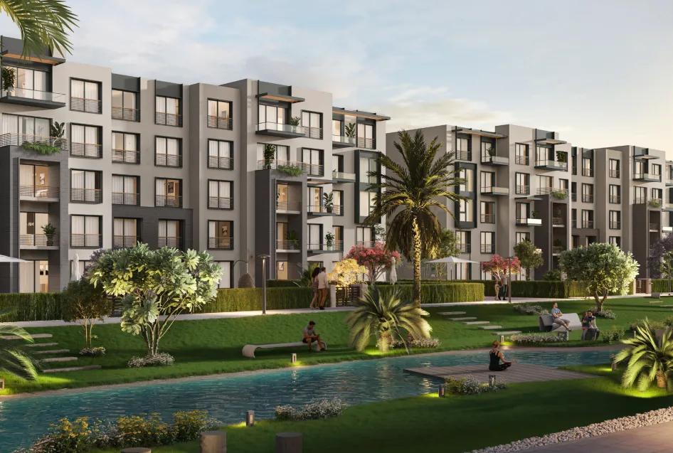 Apartment for sale in Garden Lakes in 6th of October City of 138 m² with 2 bedrooms