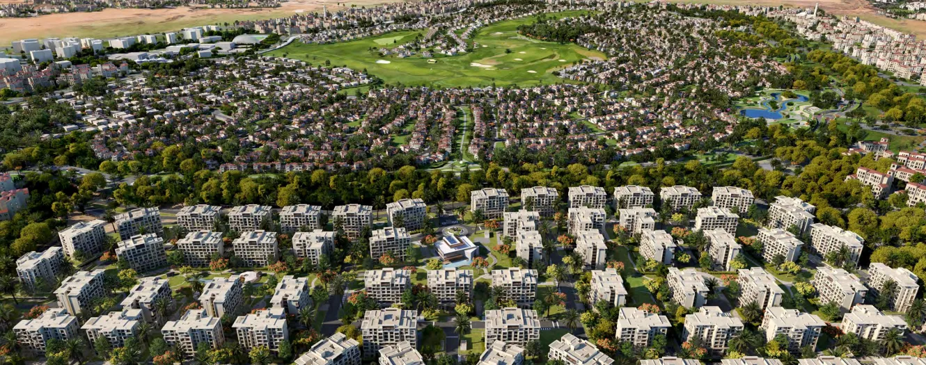 Apartment for sale in City Gate in New Cairo of 107 m² with 2 bedrooms