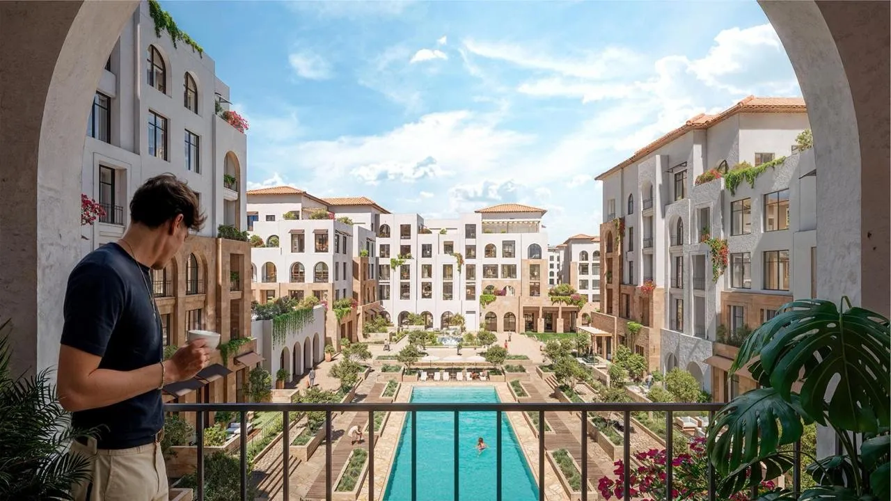 Apartment for sale in Wadi Yemm in Ras El Hekma of 151 m² with 2 bedrooms