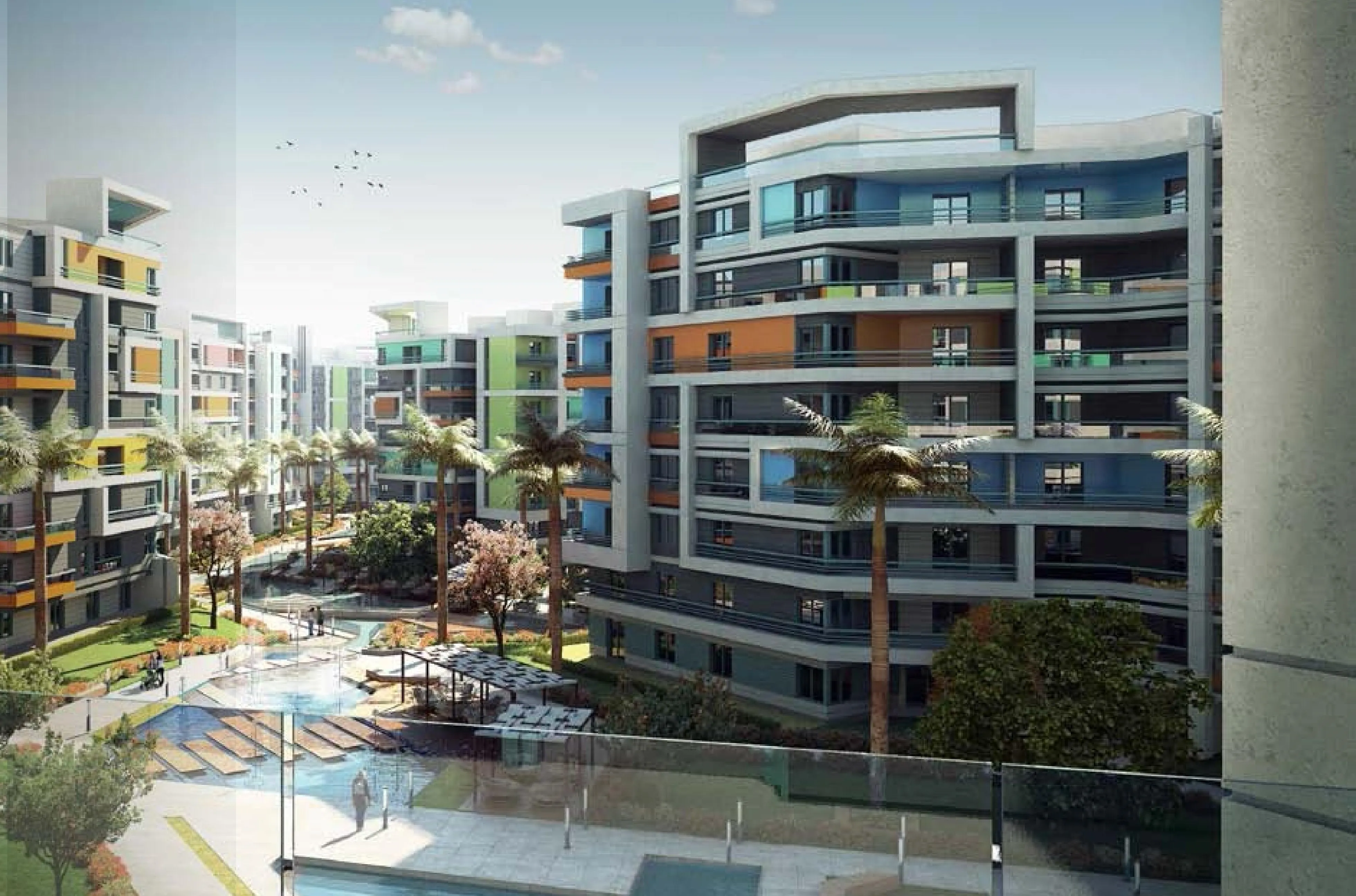 Apartment for sale in IL Mondo  in New Capital City of 80 m² with 1 bedrooms