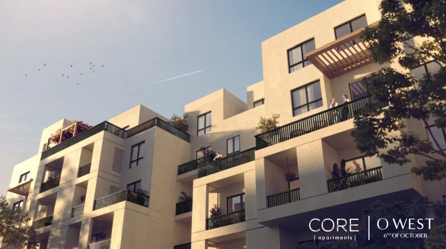 Apartment for sale in O West Orascom in October Gardens of 117 m² with 2 bedrooms