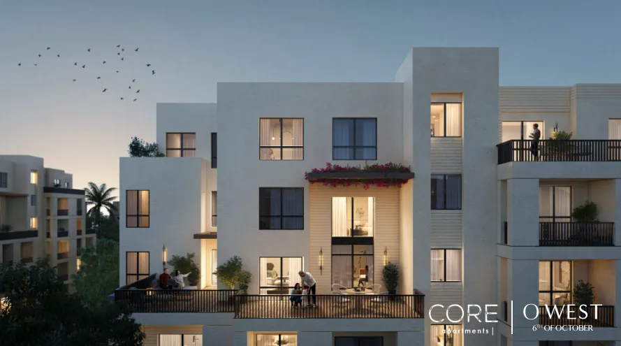 Apartment for sale in O West Orascom in October Gardens of 117 m² with 2 bedrooms