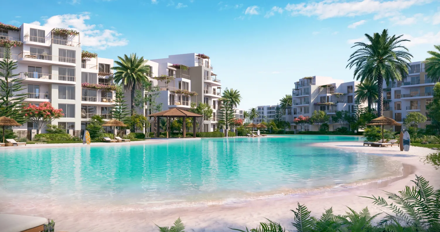 Chalet for sale in Hyde Park North - Seashore in Ras El Hekma of 100 m² with 2 bedrooms