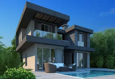 Villa for sale in New Giza in 6th of October City of 345 m² with 4 bedrooms