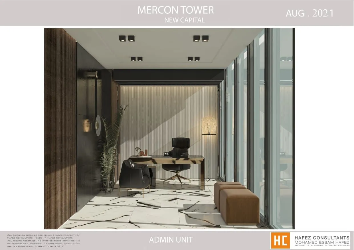 Office for sale in Pavo Tower in New Capital City of 28 m² with 1 bedrooms