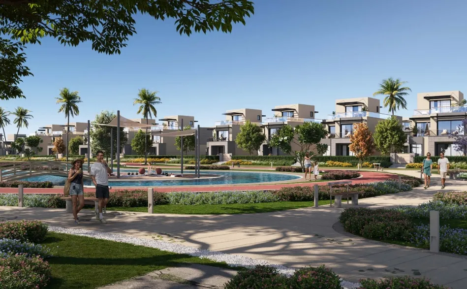 Villa for sale in Garden Lakes in 6th of October City of 217 m² with 3 bedrooms