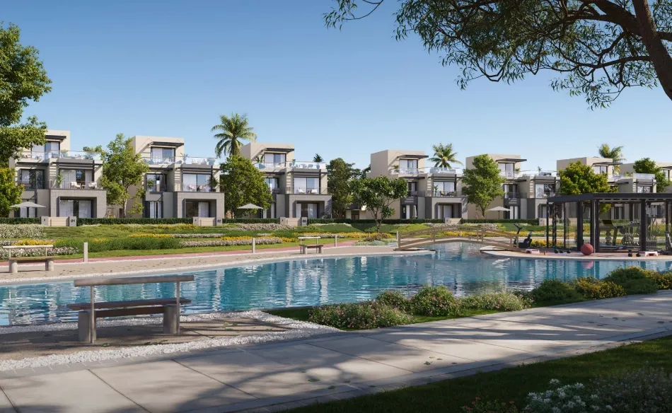 Villa for sale in Garden Lakes in 6th of October City of 217 m² with 3 bedrooms