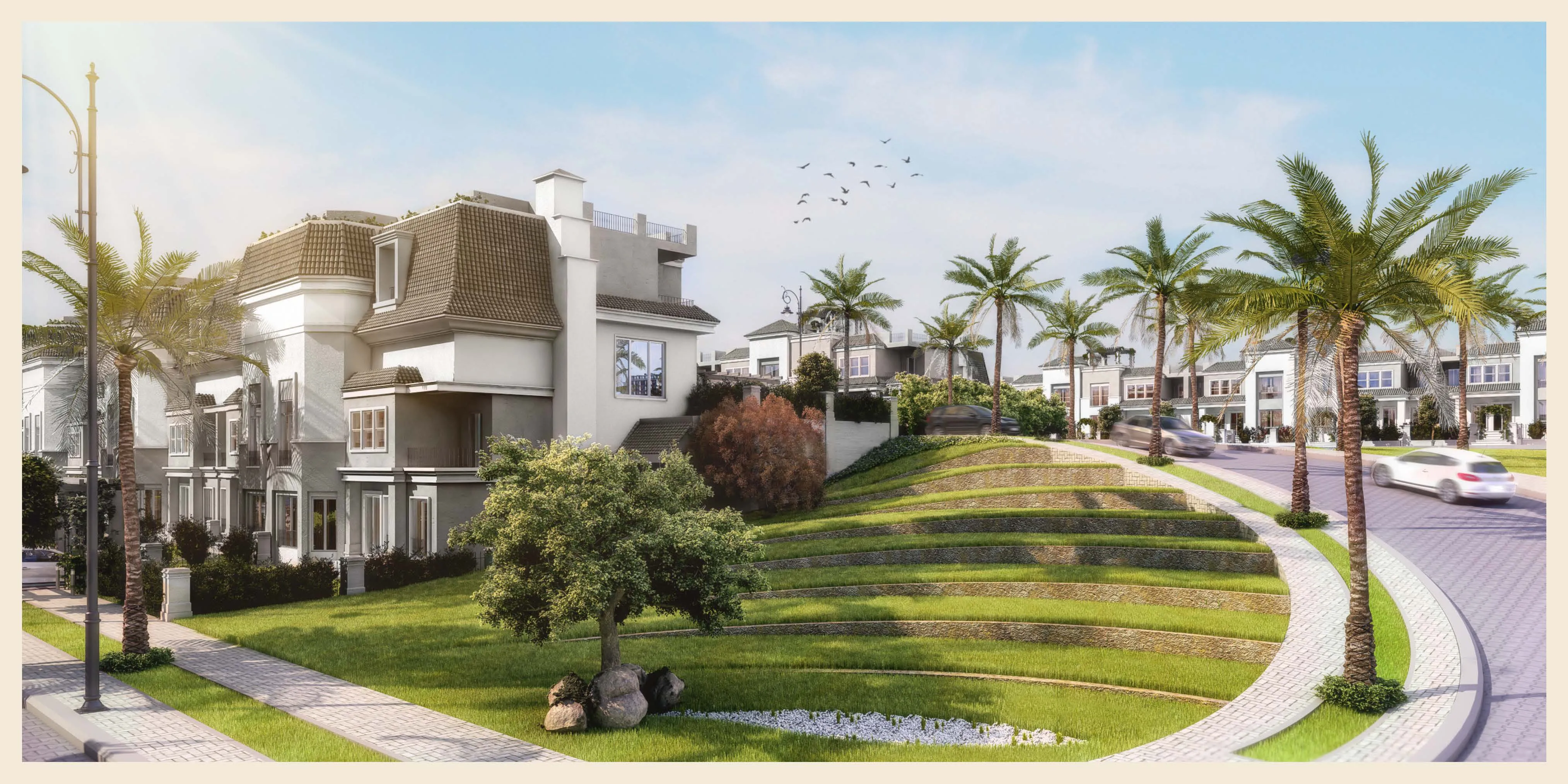 Villa for sale in Sarai in New Cairo of 212 m² with 4 bedrooms