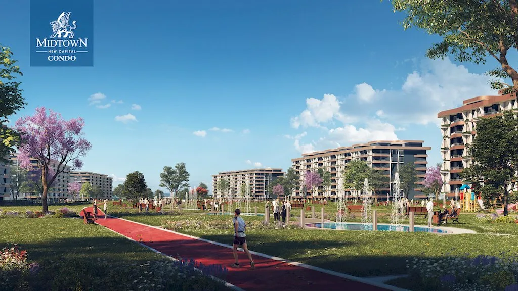 Apartment for sale in Midtown condo in New Capital City of 175 m² with 3 bedrooms