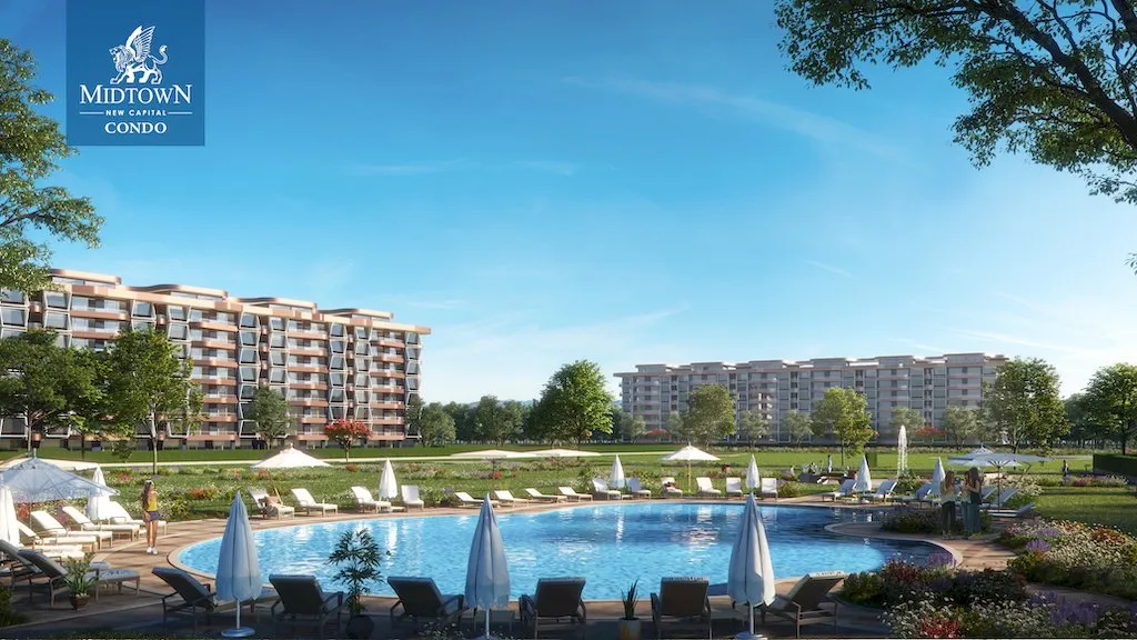 Apartment for sale in Midtown condo in New Capital City of 175 m² with 3 bedrooms