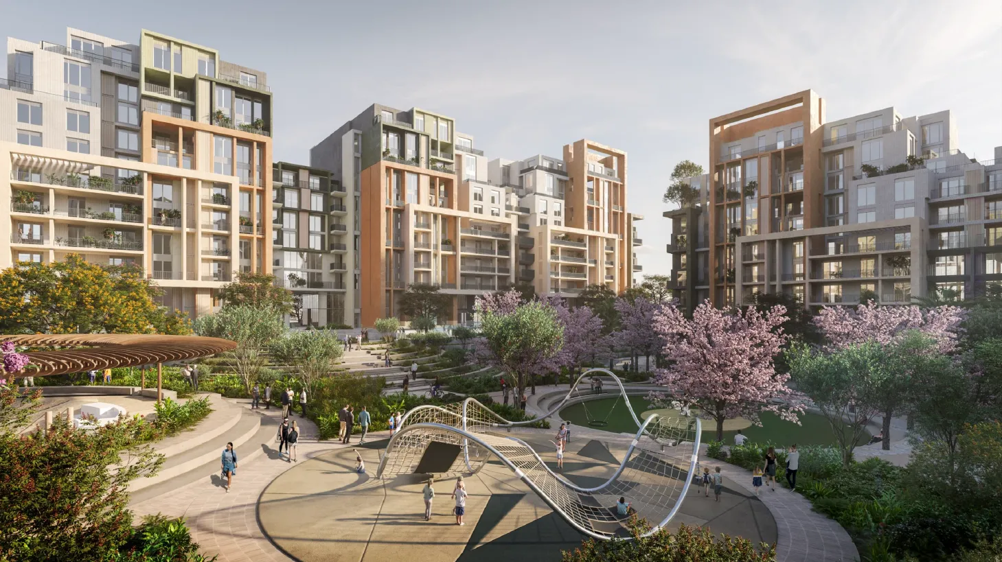Apartment for sale in ZED in El Sheikh Zayed of 102 m² with 2 bedrooms