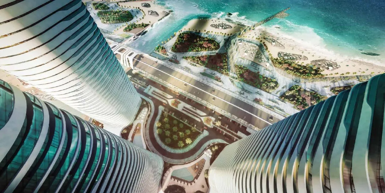 Apartment for sale in North Edge New Alamein in Al Alamein of 154 m² with 1 bedrooms