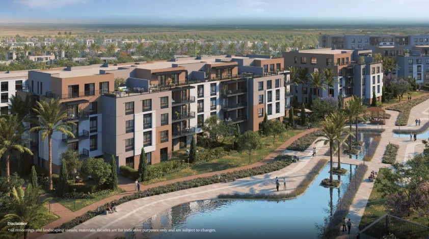 Apartment for sale in Haptown Park 226 in Mostakbal City of 140 m² with 2 bedrooms