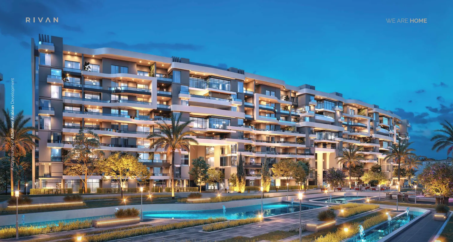 Apartment for sale in RIVAN in New Capital City of 66 m² with 1 bedrooms