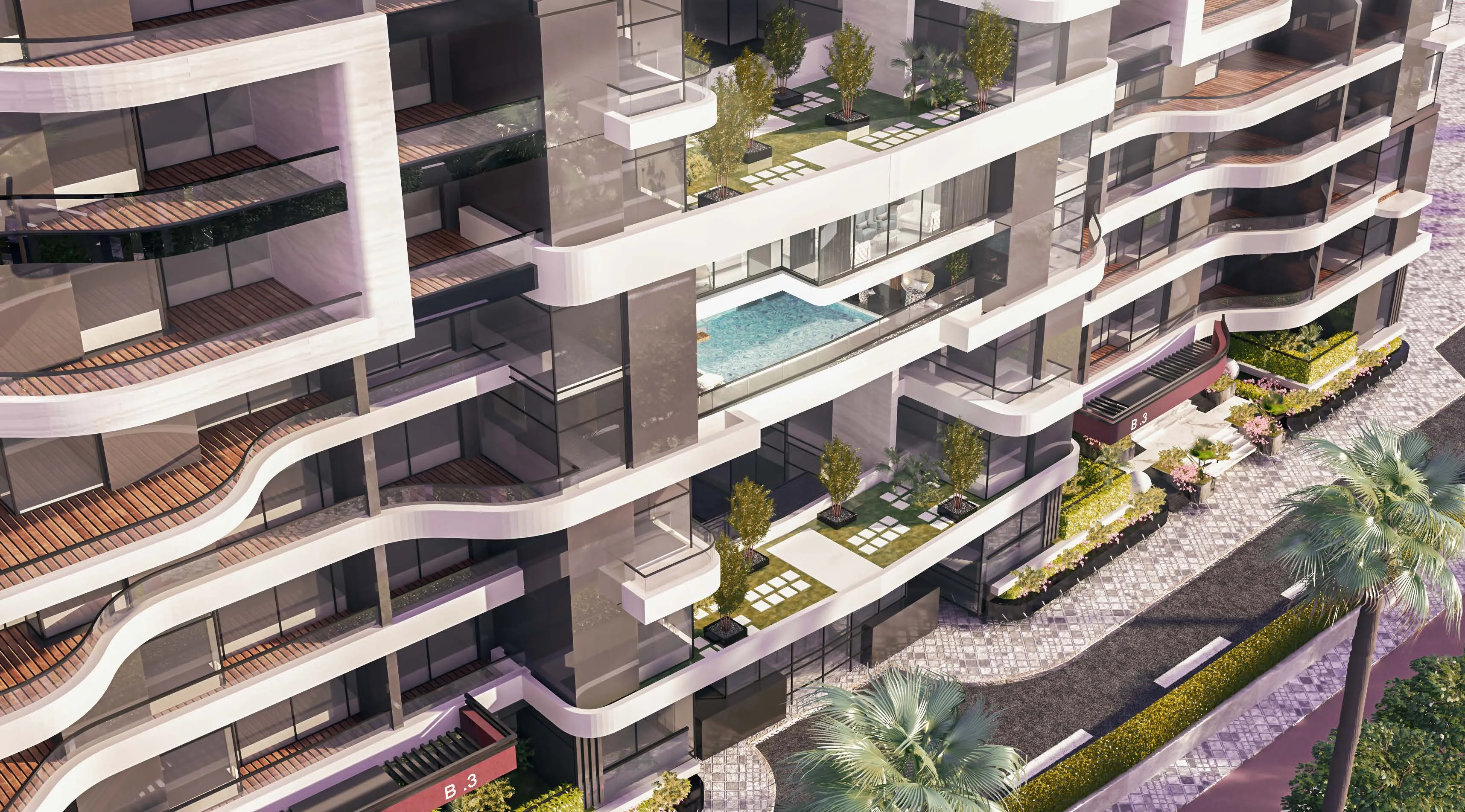 Apartment for sale in RIVAN in New Capital City of 66 m² with 1 bedrooms