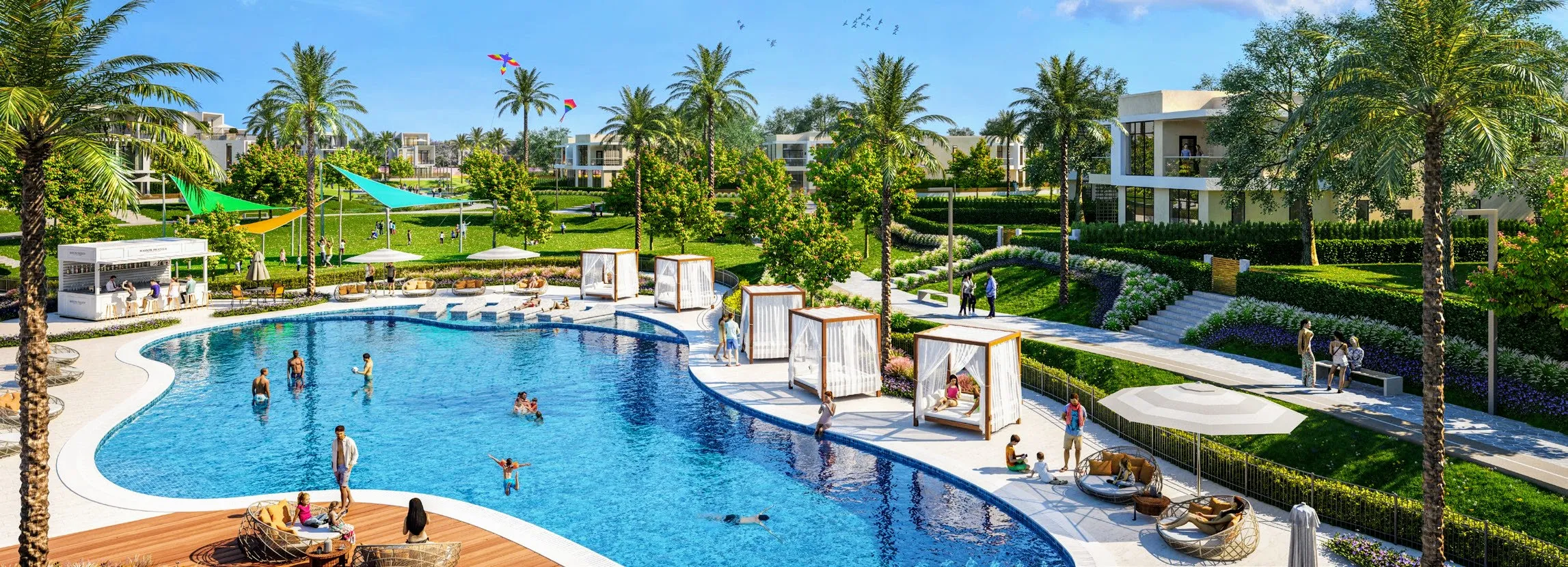 Apartment for sale in Cairo Gate in El Sheikh Zayed of 117 m² with 2 bedrooms
