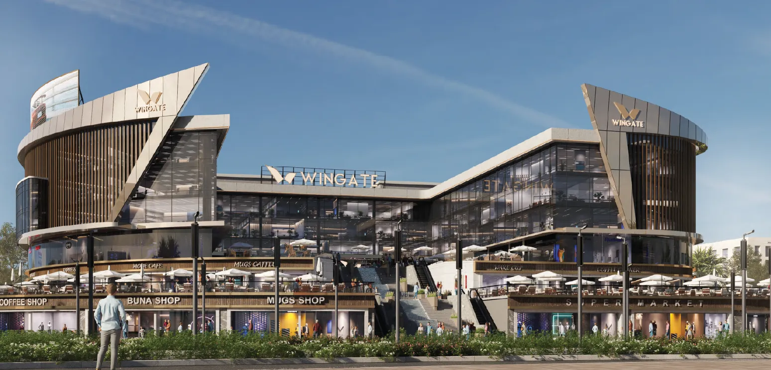 Retail for sale in Wingate North 90St. in New Cairo of 155 m² with 1 bedrooms