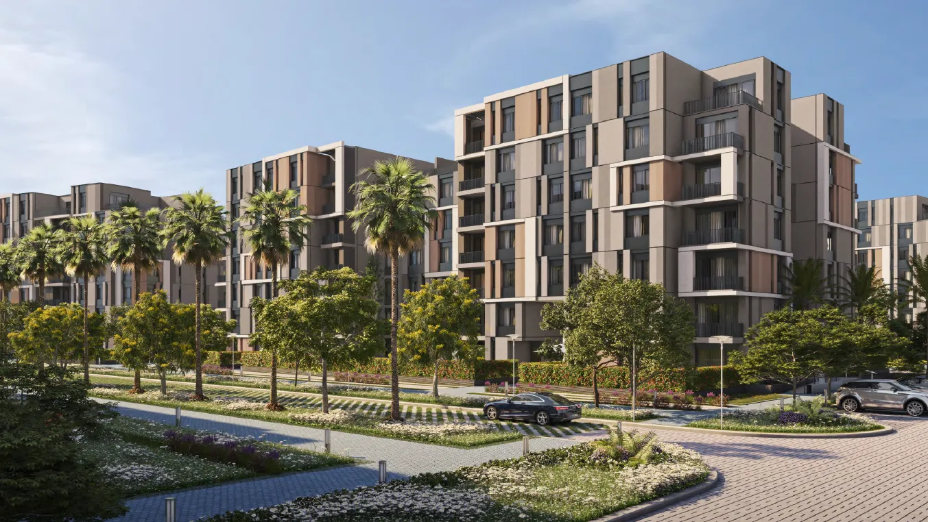 Apartment for sale in Swanlake Residences in New Cairo of 130 m² with 2 bedrooms