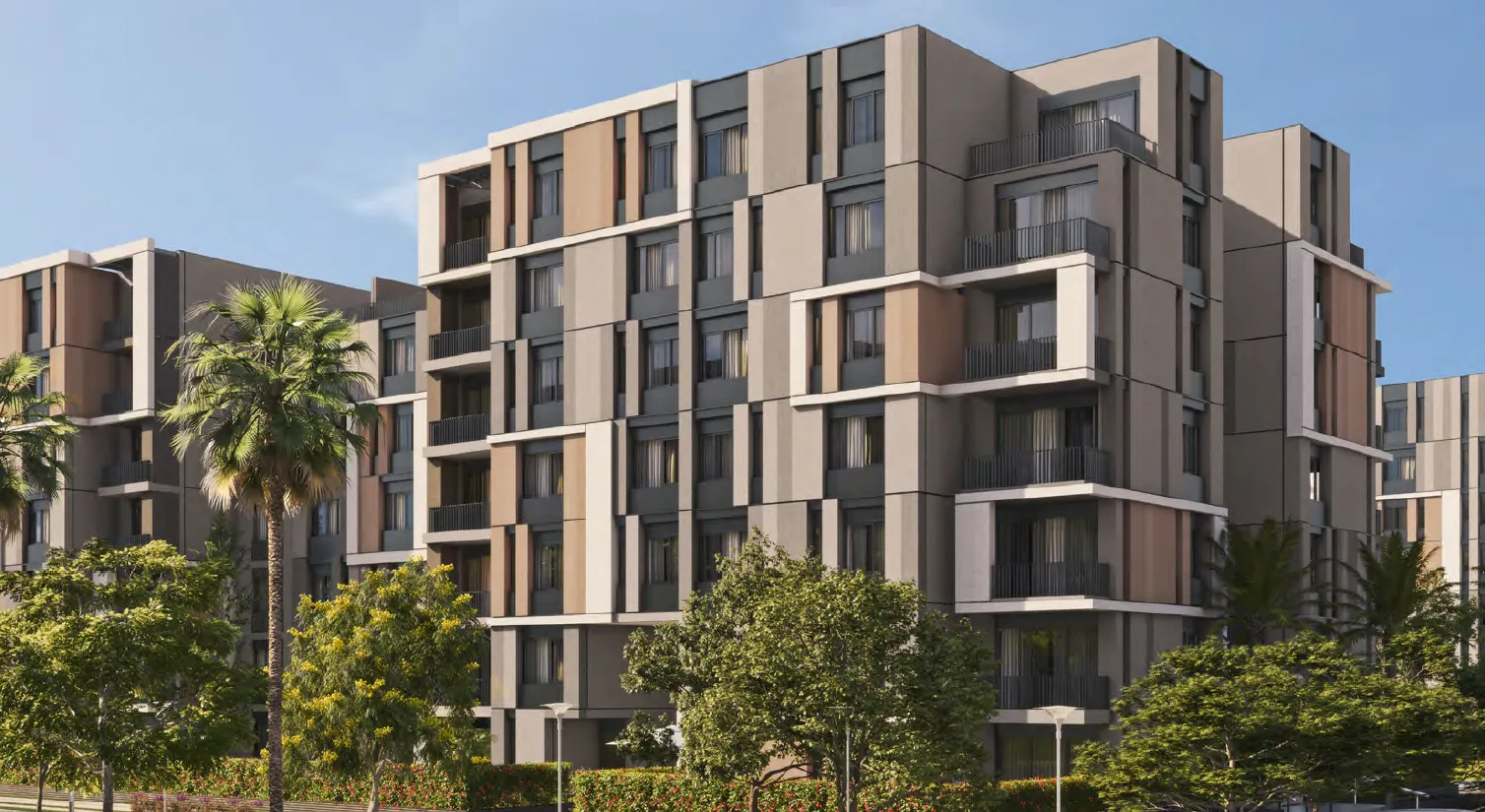 Apartment for sale in Swanlake Residences in New Cairo of 130 m² with 2 bedrooms