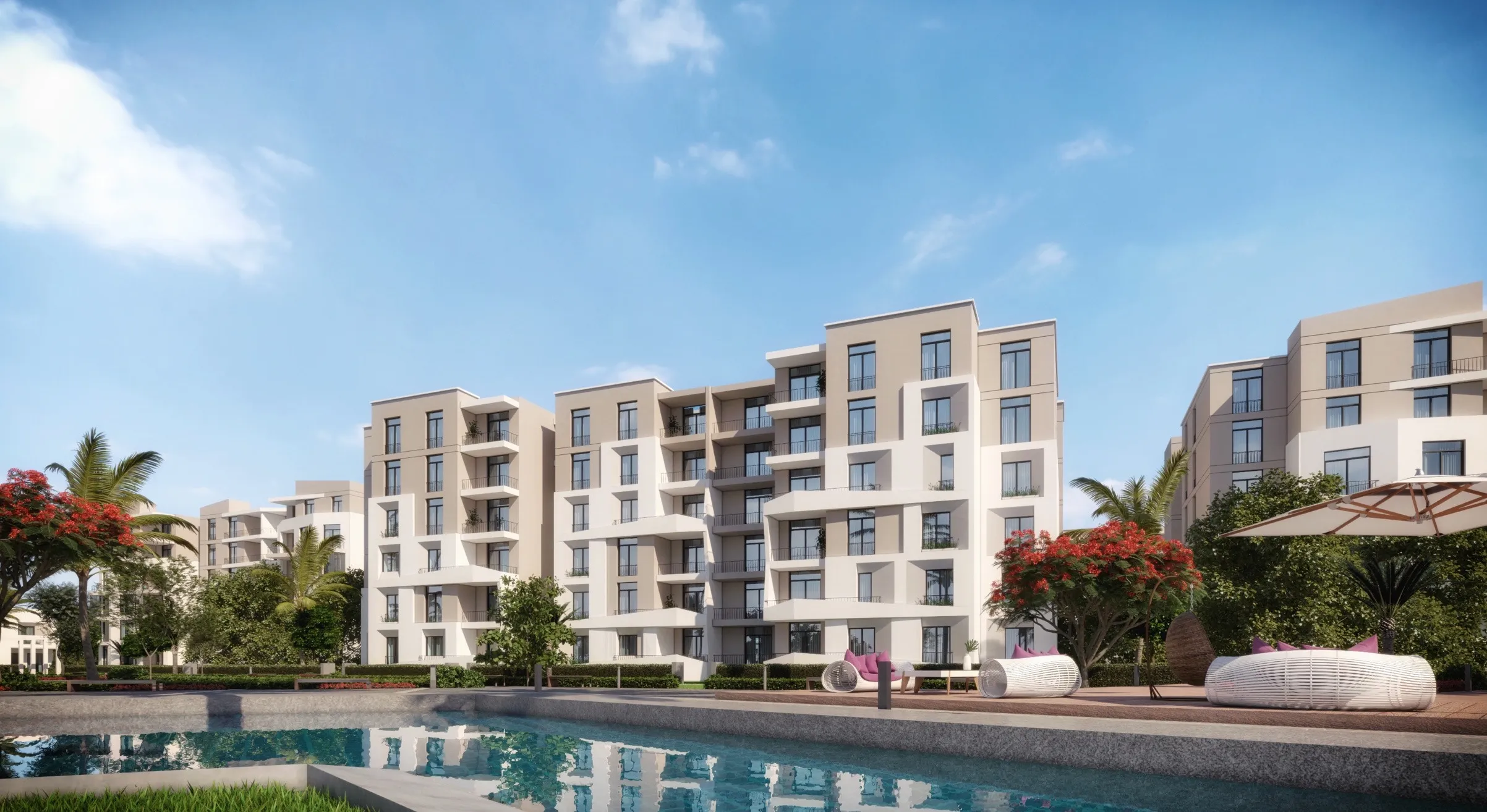 Apartment for sale in Taj City in New Cairo of 121 m² with 2 bedrooms