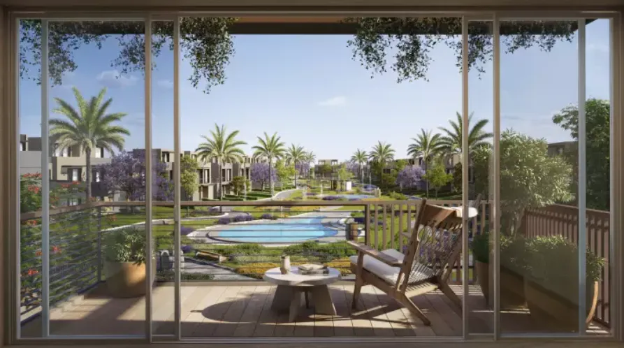 Apartment for sale in Garden Lakes in 6th of October City of 68 m² with 1 bedrooms