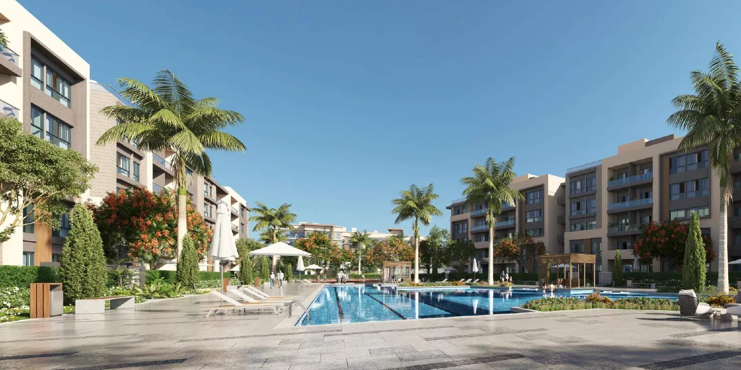 Apartment for sale in Azad Views in New Cairo of 101 m² with 2 bedrooms