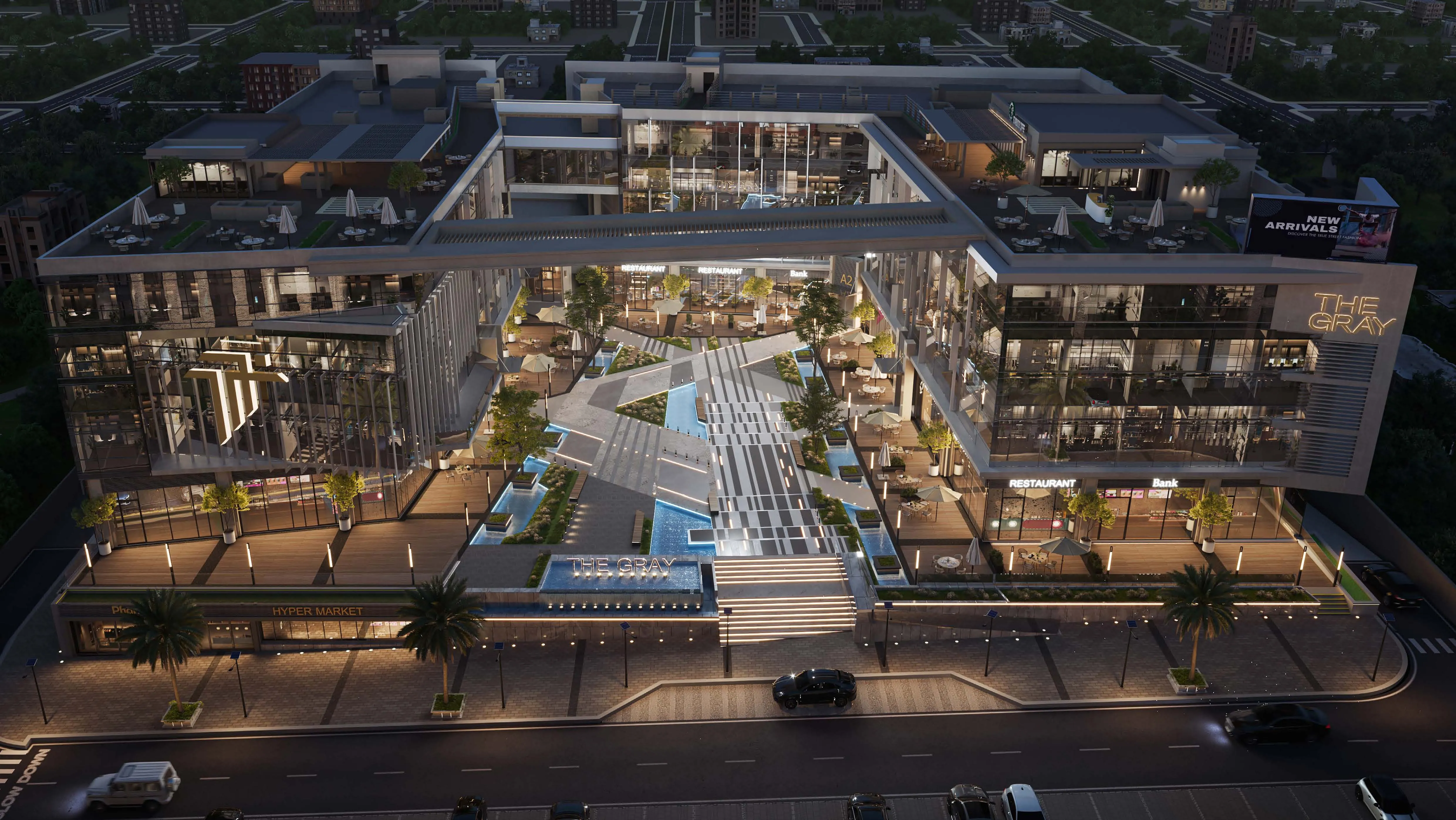 Office for sale in The Gray  in New Cairo of 41 m² with 1 bedrooms