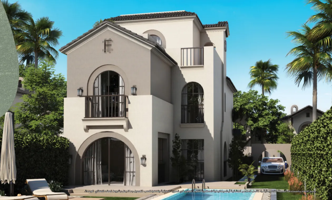 Villa for sale in Sarai in New Cairo of 198 m² with 3 bedrooms