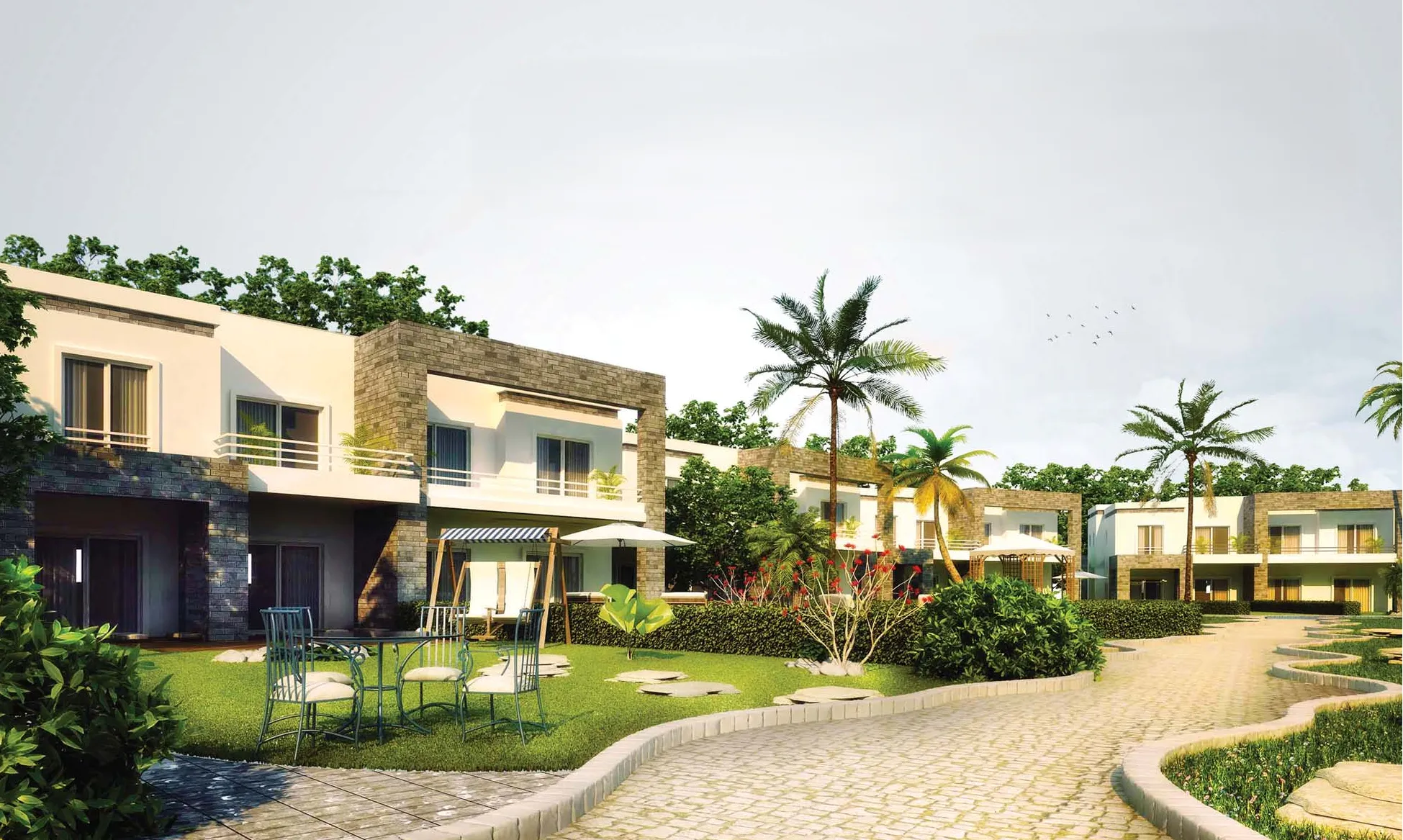 Chalet for sale in Amwaj in Sidi Abdel Rahman of 110 m² with 2 bedrooms