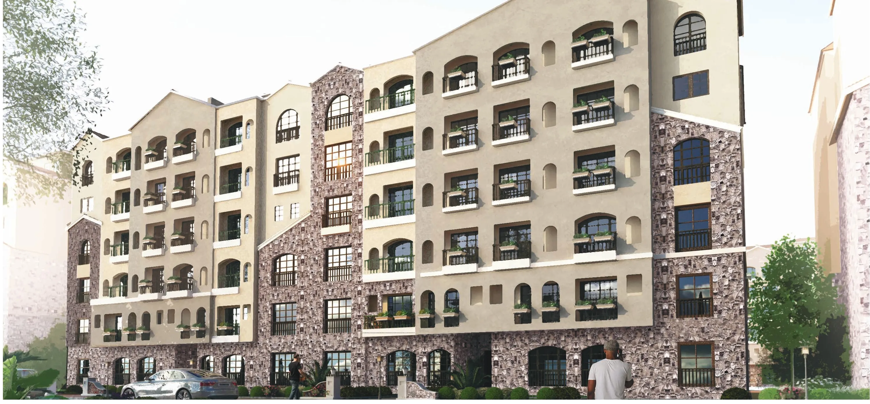 Duplex for sale in Green Square in Mostakbal City of 224 m² with 4 bedrooms