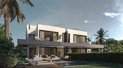 Twinhouse for sale in Stei8ht in New Cairo of 345 m² with 4 bedrooms