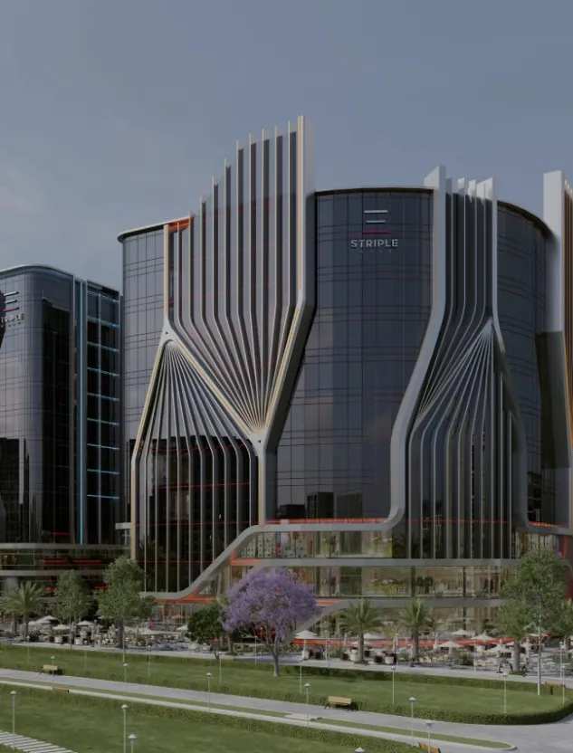 Office for sale in Striple Walk in New Capital City of 38 m² with 1 bedrooms