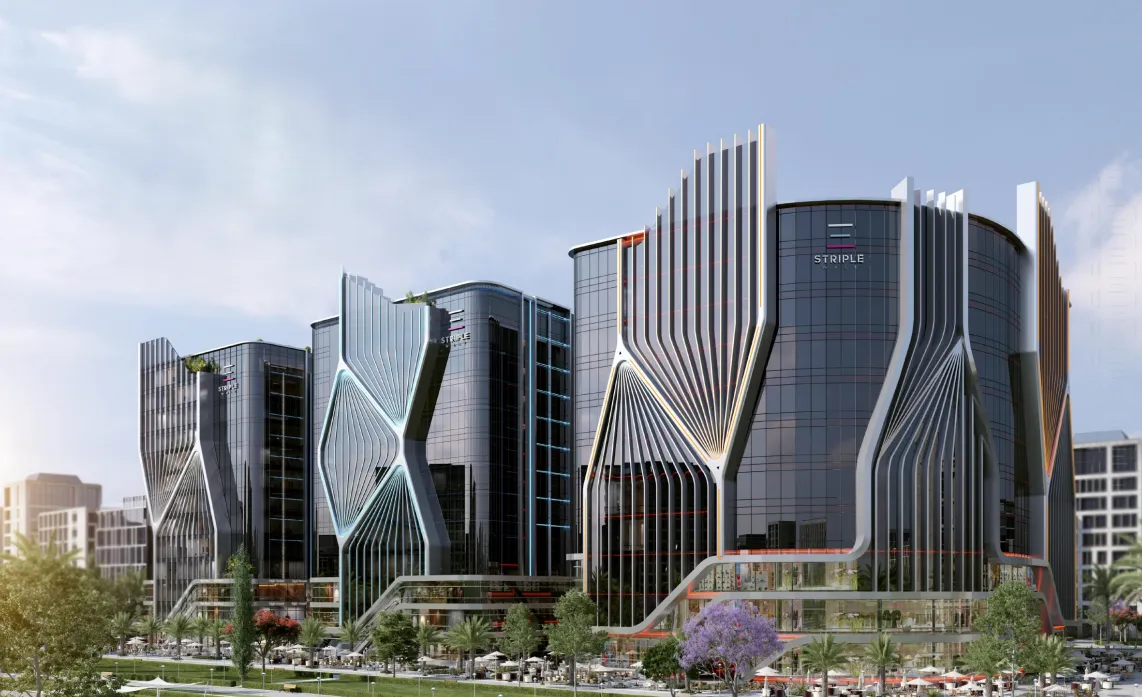 Office for sale in Striple Walk in New Capital City of 38 m² with 1 bedrooms