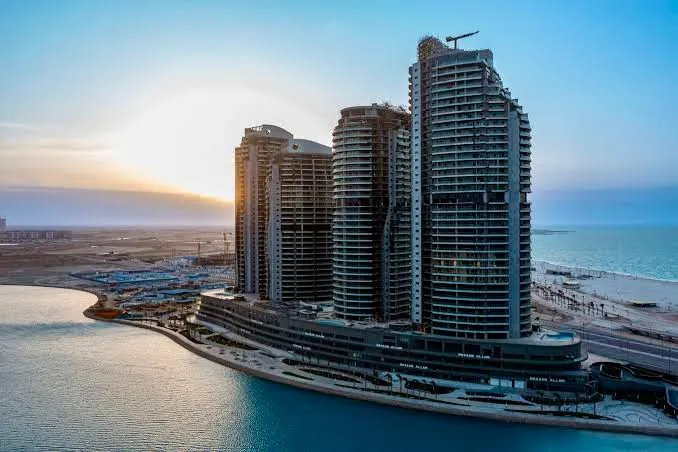 Chalet for sale in Beach Front Towers in Al Alamein of 154 m² with 1 bedrooms