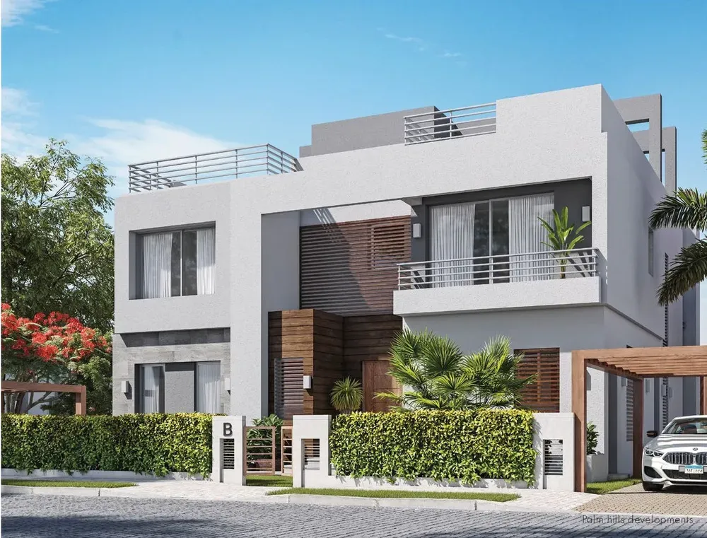 Twinhouse for sale in The Crown in 6th of October City of 405 m² with 5 bedrooms