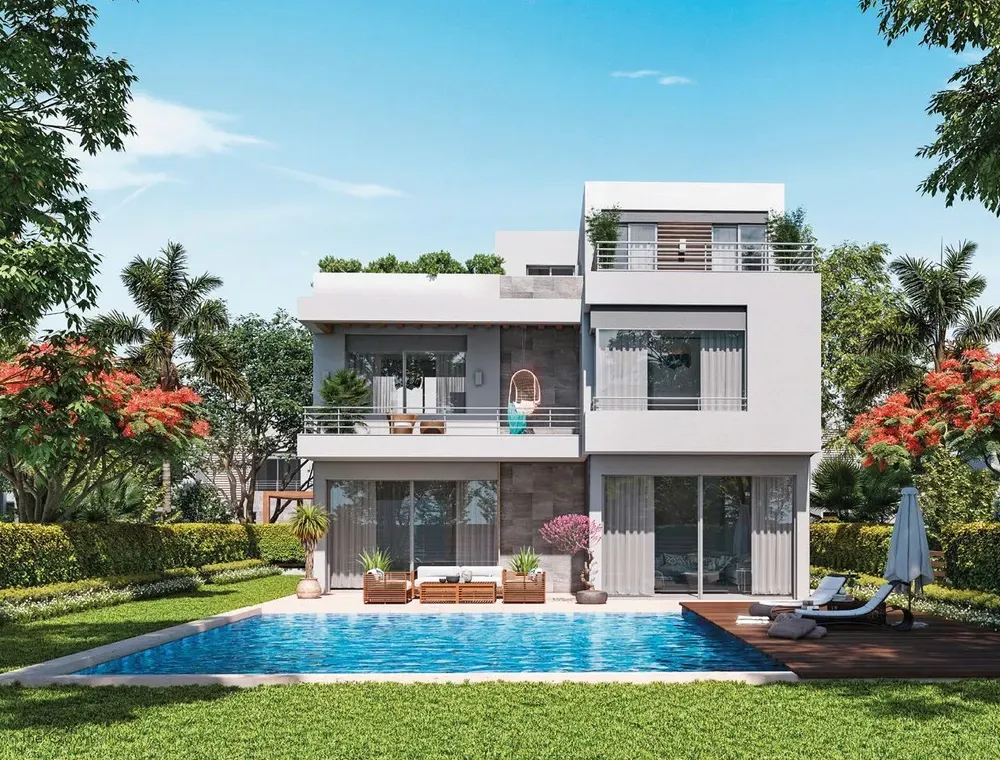 Twinhouse for sale in The Crown in 6th of October City of 405 m² with 5 bedrooms