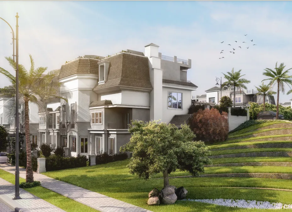 Villa for sale in Sarai in New Cairo of 212 m² with 4 bedrooms