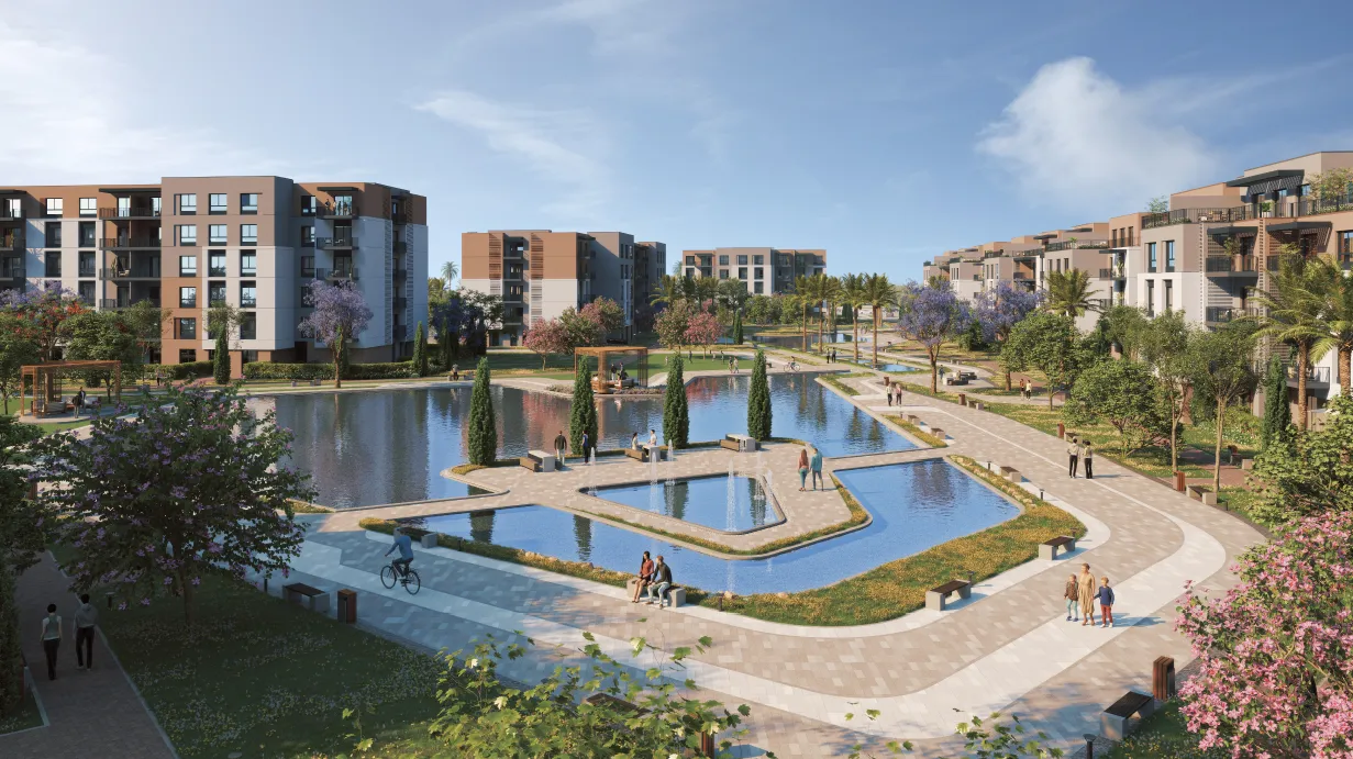 Apartment for sale in Haptown Park 226 in Mostakbal City of 137 m² with 2 bedrooms