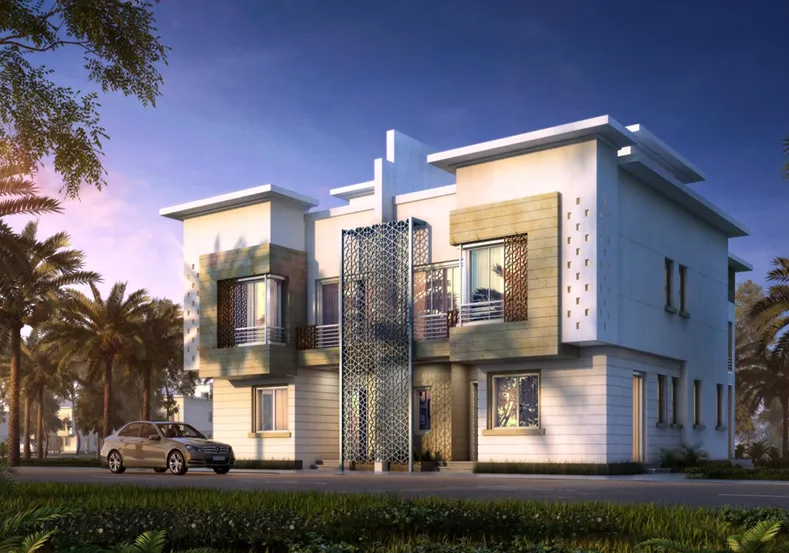 Twinhouse for sale in JEDAR in 6th of October City of 258 m² with 3 bedrooms
