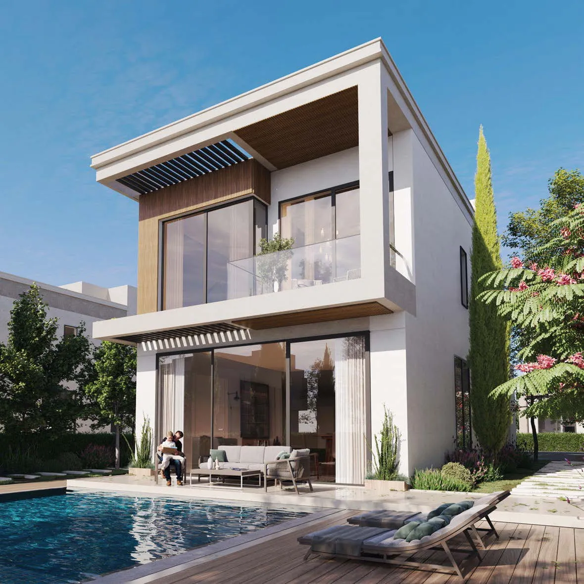 Villa for sale in Villagio in 6th of October City of 310 m² with 5 bedrooms