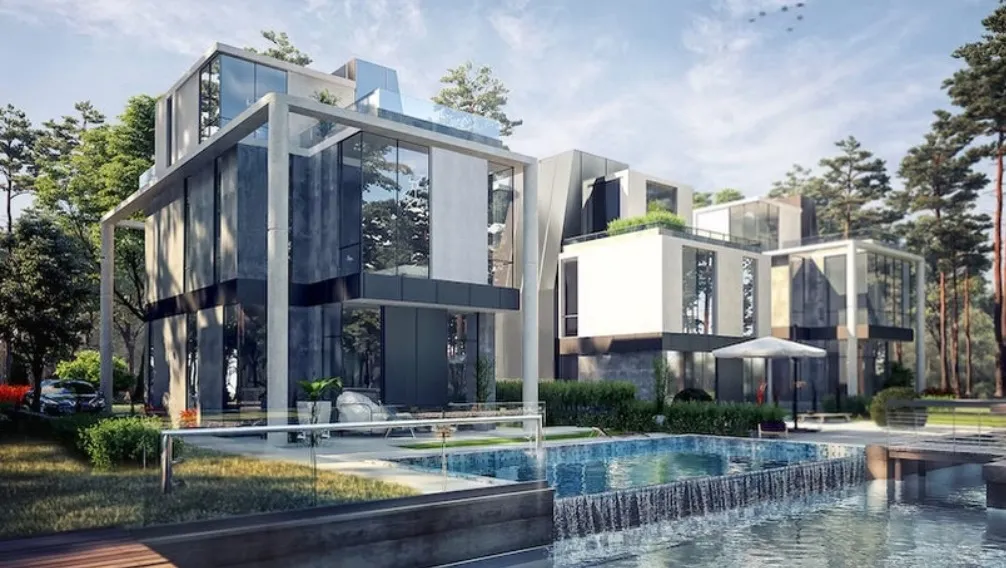 Townhouse for sale in Bloomfields in Mostakbal City of 165 m² with 3 bedrooms