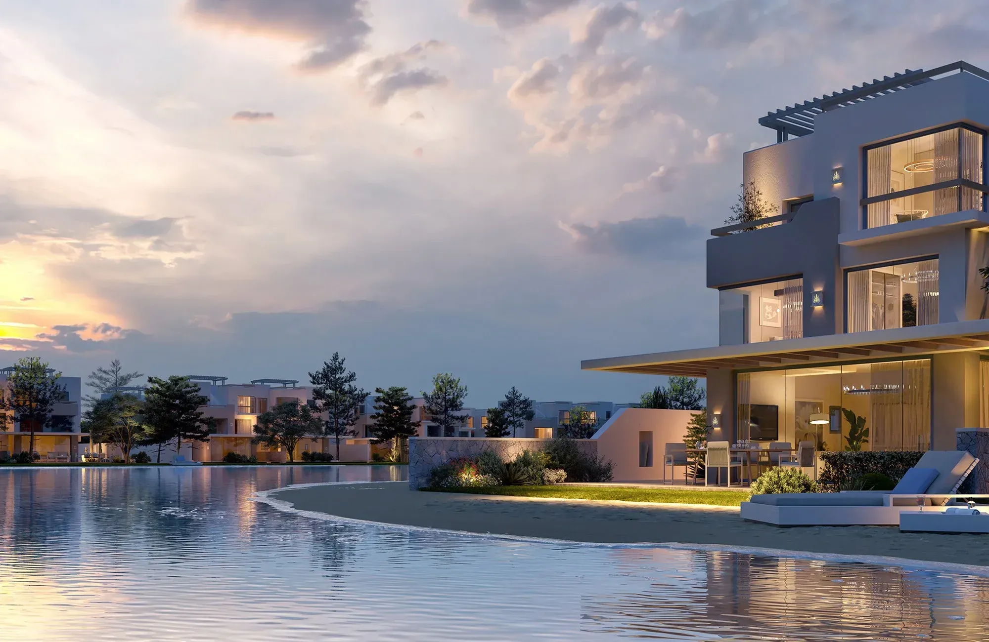 Duplex for sale in LVLS Mountain View in Ras El Hekma of 145 m² with 3 bedrooms