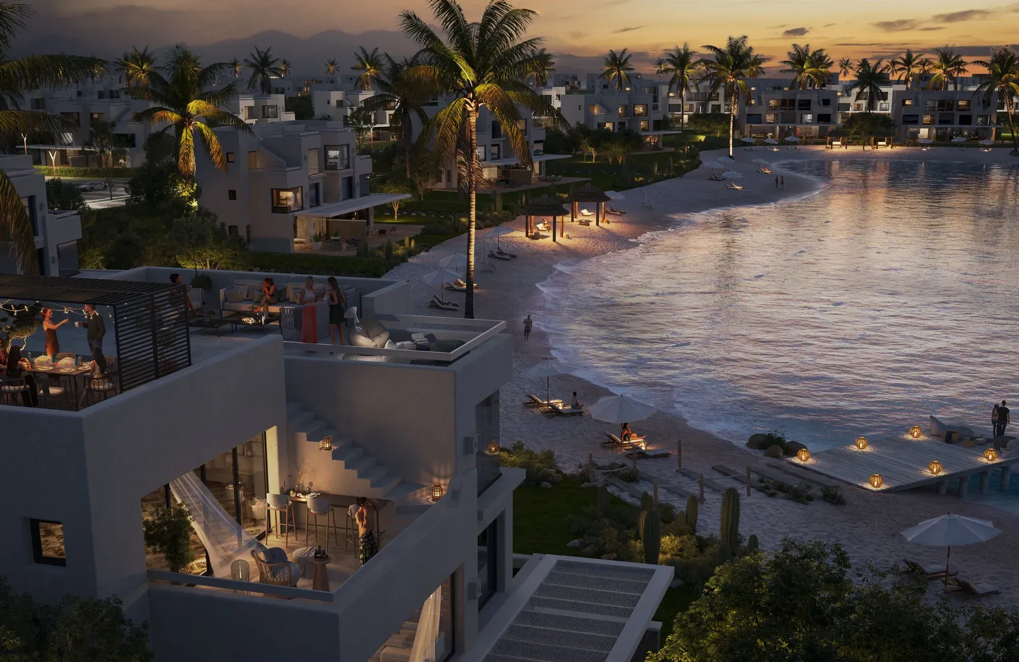 Duplex for sale in LVLS Mountain View in Ras El Hekma of 145 m² with 3 bedrooms