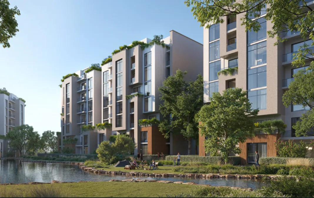 Apartment for sale in Ivoire West in El Sheikh Zayed of 132 m² with 2 bedrooms